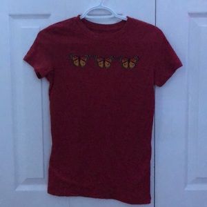 Red butterfly Aeropostel tshirt